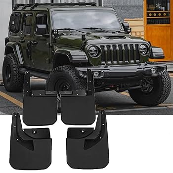 4x4CRAZE 車＆バイク ジープラングラー JL 2018-2023 マッドガード